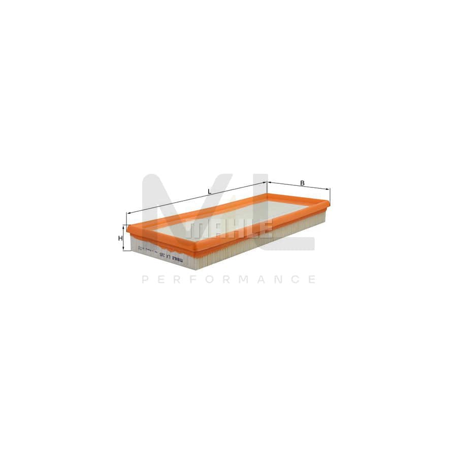 MAHLE ORIGINAL LX 285 Air Filter Filter Insert | ML Performance Car Parts