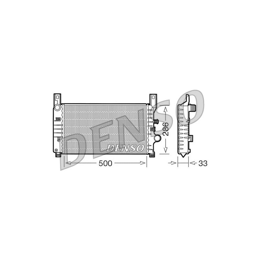 DENSO DRM10034 Engine Radiator