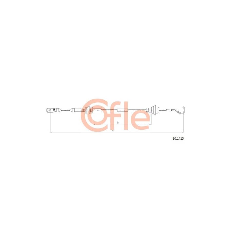 COFLE 10.1415 Throttle Cable