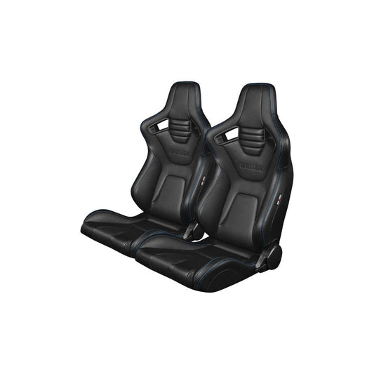 BRAUM Elite-X Series Racing Seats (Blue Stitching) – Pair