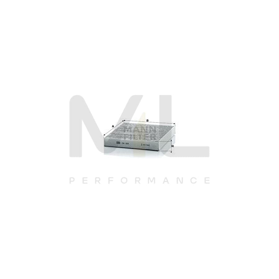 MANN-FILTER CUK 2232 Pollen filter Activated Carbon Filter