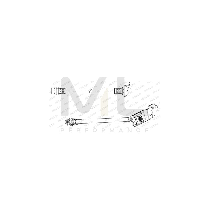 FERODO FHY3329 Brake Hose for KIA Picanto I (SA) 258mm | ML Performance Car Parts