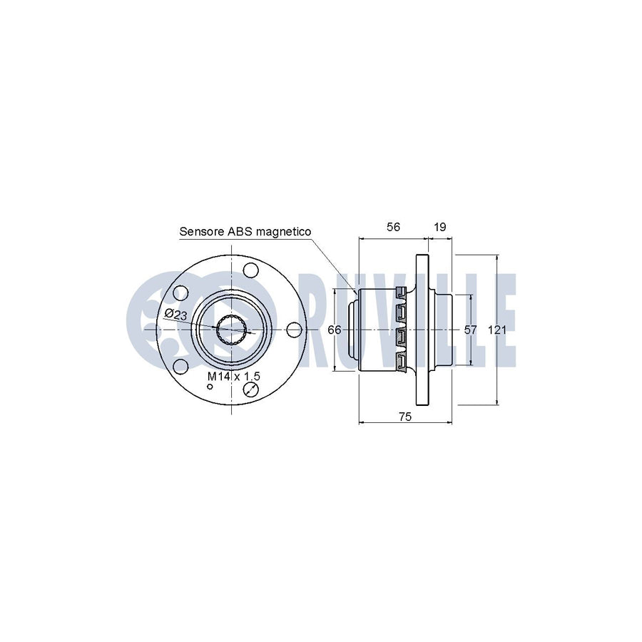 Ruville 985309 Control Arm / Trailing Arm Bush