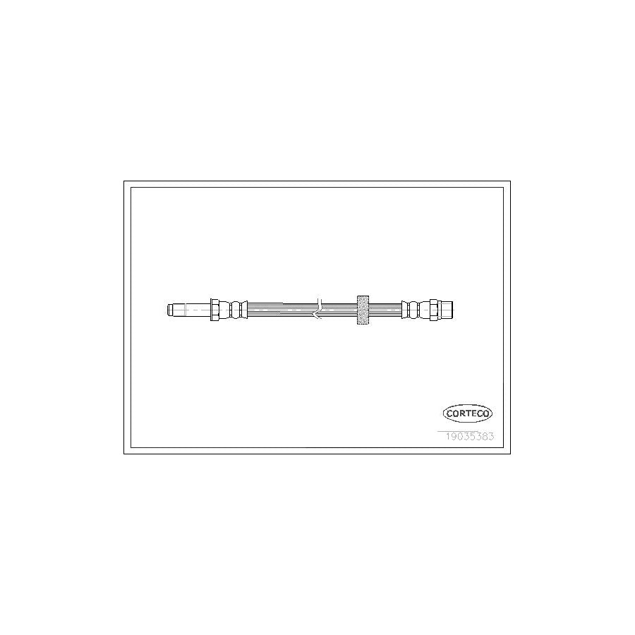Corteco 19035383 Brake Hose