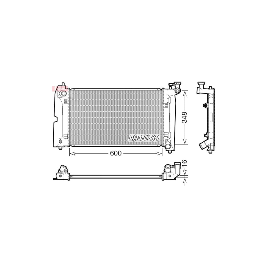 DENSO DRM50110 Engine Radiator