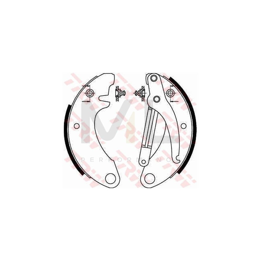 TRW GS8052 Brake Shoe Set | ML Performance Car Parts