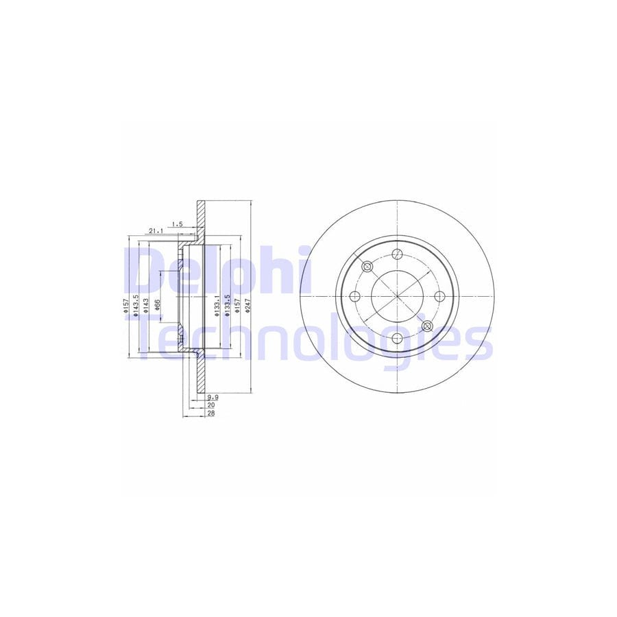 Delphi Bg2213 Brake Disc