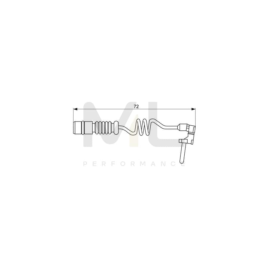 BOSCH 1 987 473 057 Brake pad wear sensor | ML Performance Car Parts