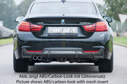 Rieger 00088055 BMW 4 Series F32 F33 F36 Rear Diffuser 8 | ML Performance UK Car Parts