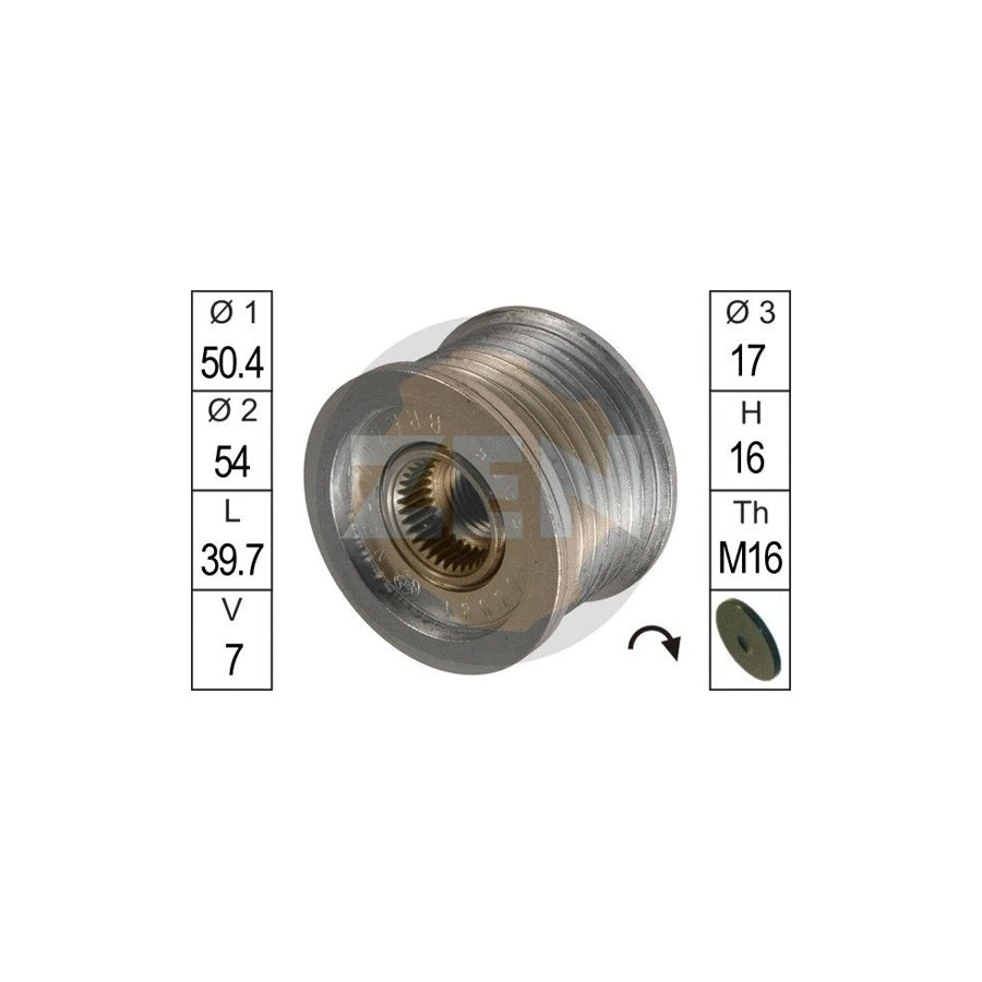 Era ZN5445 Alternator Freewheel Clutch