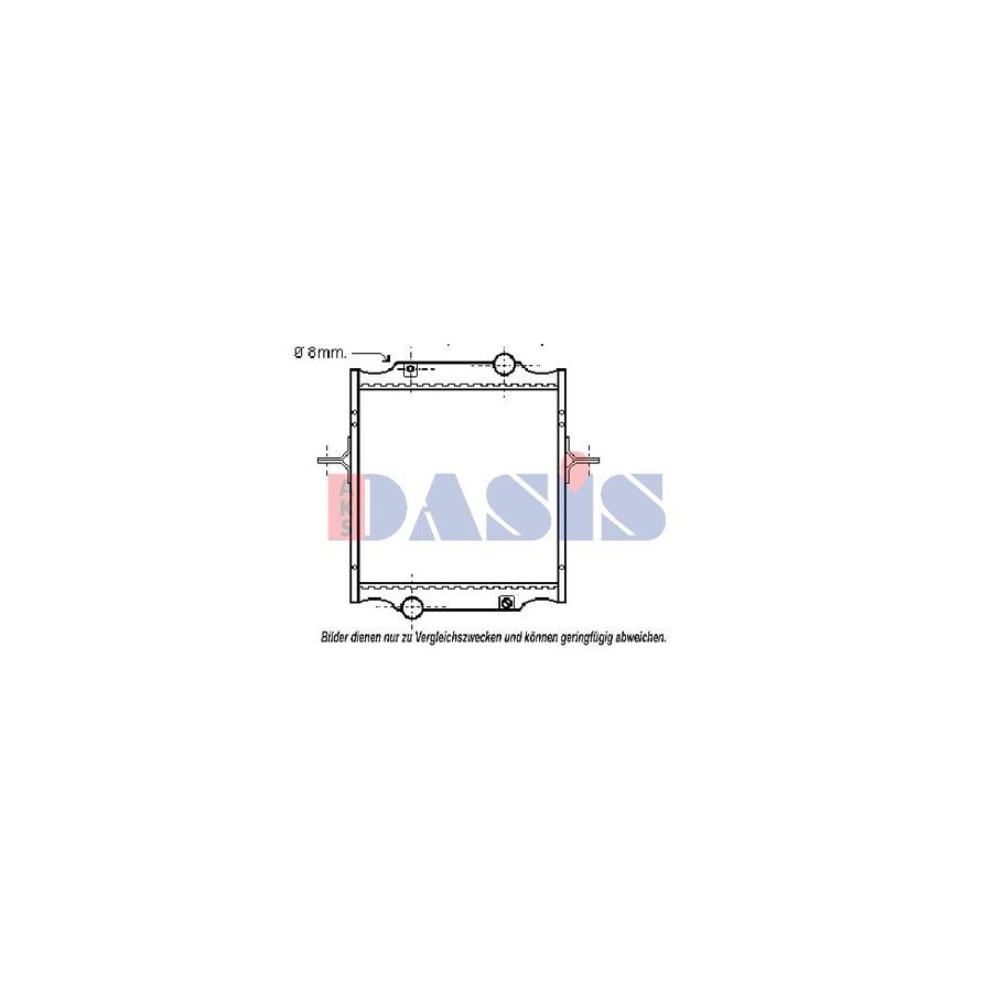 AKS Dasis 390260N Engine Radiator