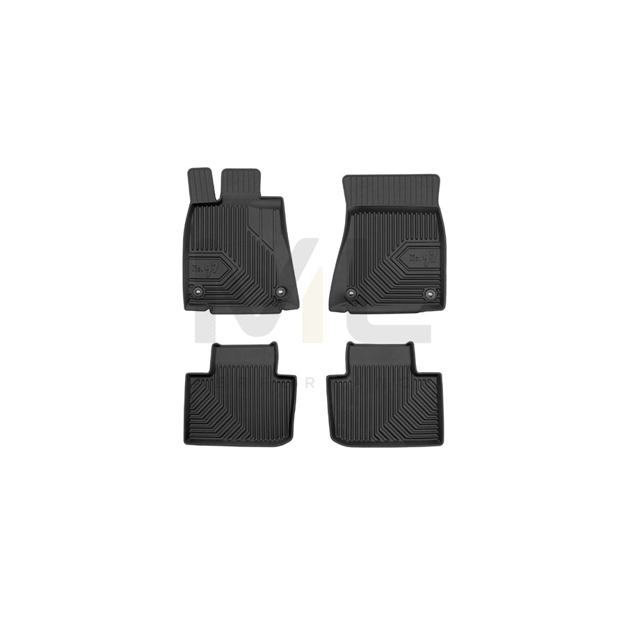 FROGUM Tailored, No.77 77409354 Floor mat set for LEXUS IS III Saloon (XE30) Elastomer, Front and Rear, Quantity: 4, Black, (LHD)
