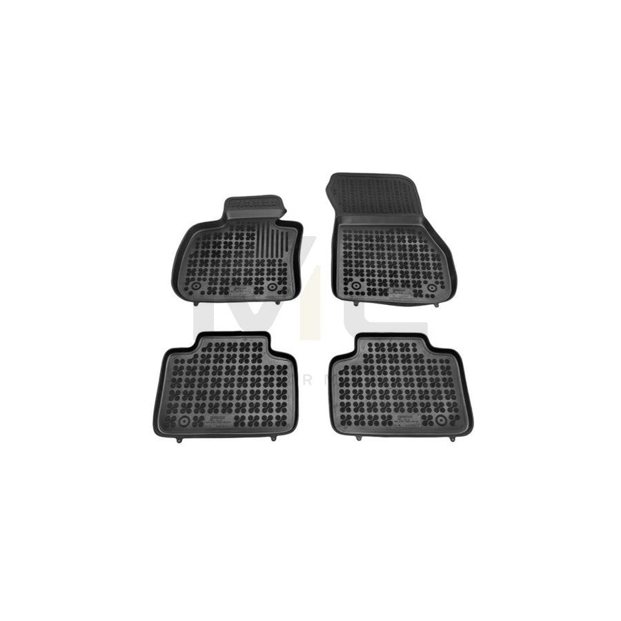 REZAW PLAST 200721 Floor mat set for BMW 2 Active Tourer (F45) Elastomer, Front and Rear, Black