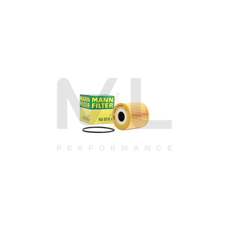 MANN-FILTER HU 819 x Oil Filter with seal, Filter Insert
