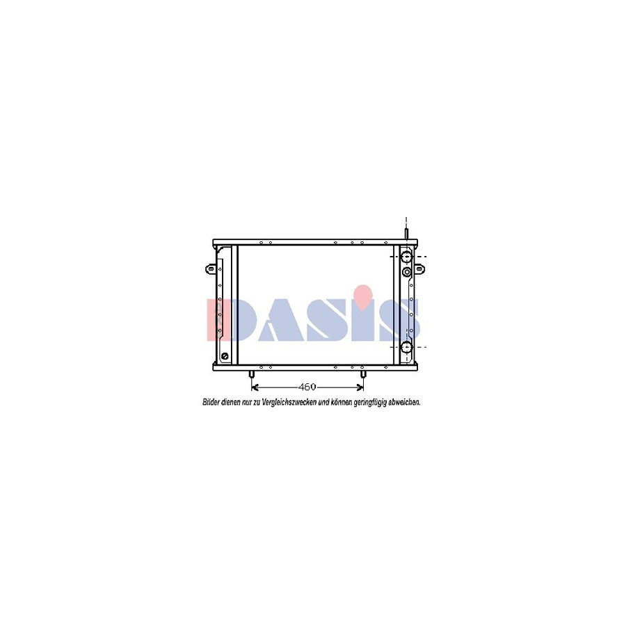 AKS Dasis 390270N Engine Radiator for Renault Trucks B