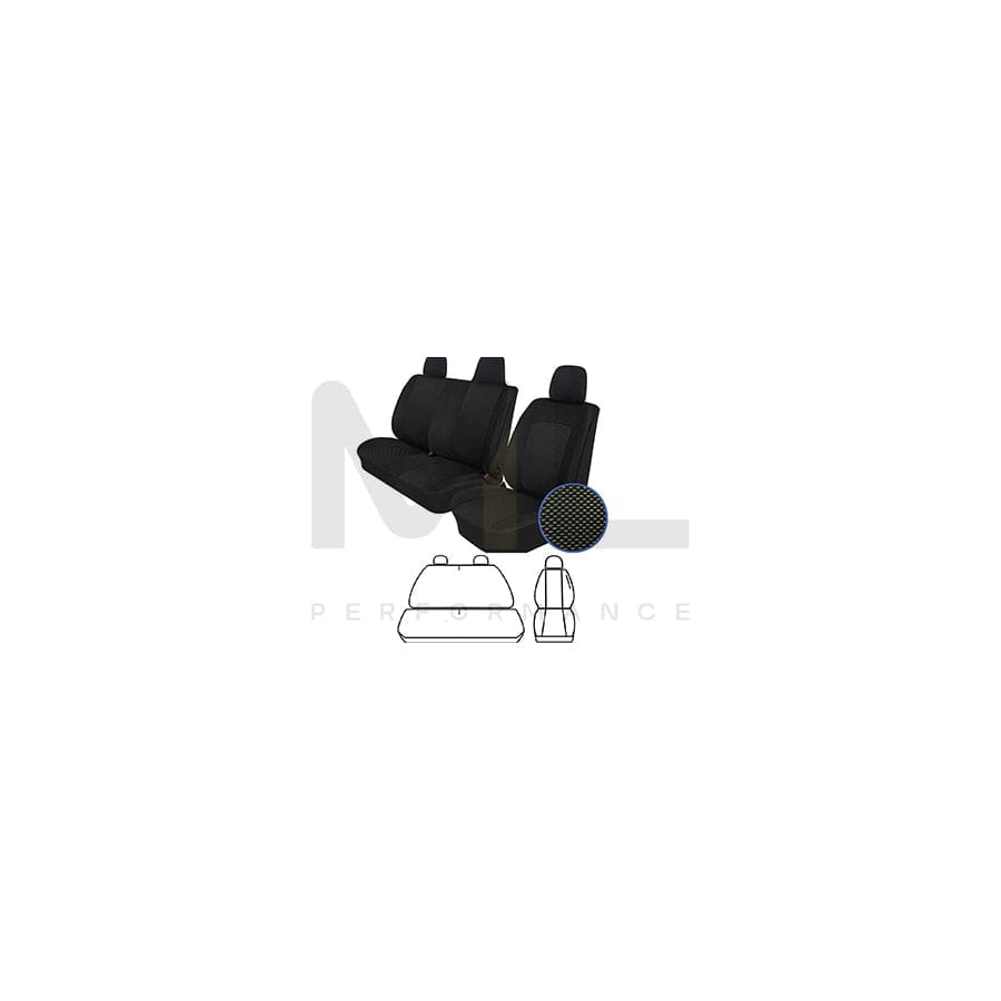 FROGUM S-/07_T06 Car seat cover Black, Front, (LHD)