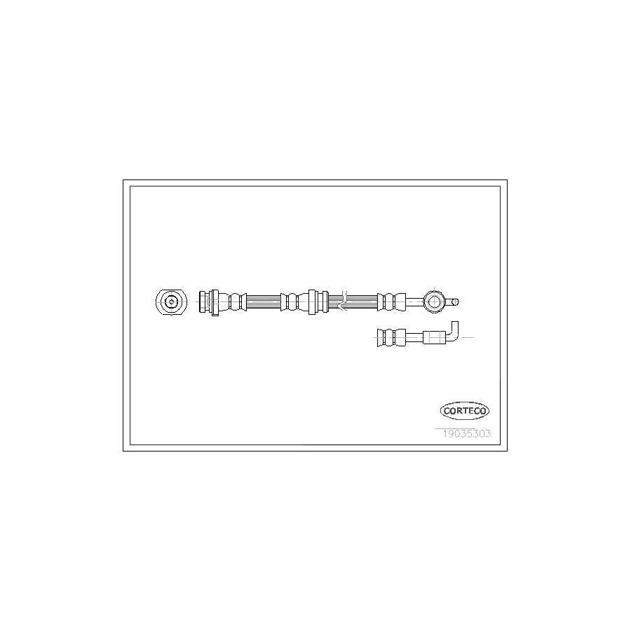 Corteco 19035303 Brake Hose