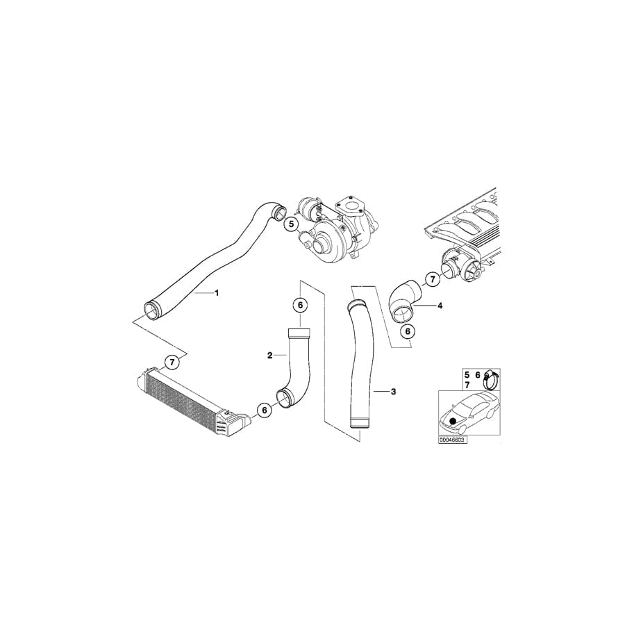 Genuine BMW 11617786524 E39 R50 E46 Hose Clamp D= 32-50mm (Inc. 740d, 520d & 320d) | ML Performance UK Car Parts