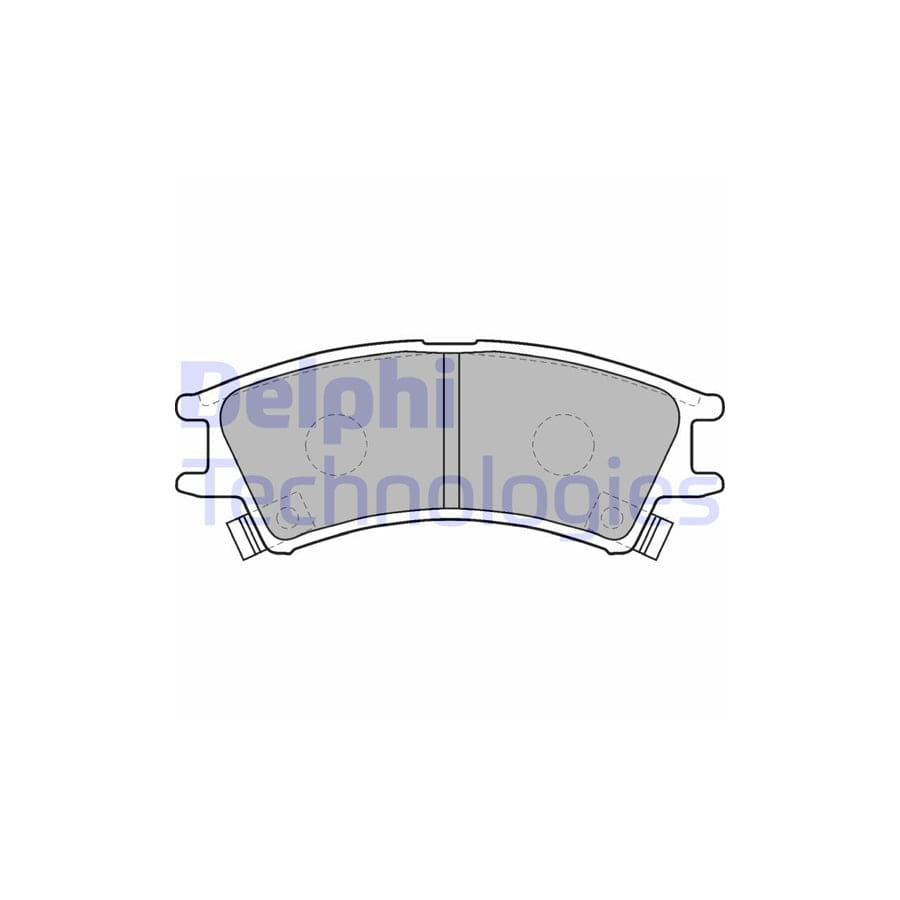 Delphi Lp1502 Brake Pad Set For Hyundai Amica / Atoz (Mx)