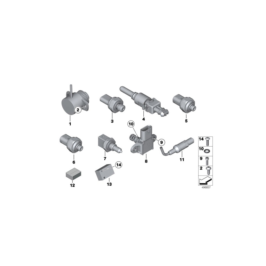 Genuine BMW 35208281821 BMW Fillister Head Screw M3X16 10.9 (Inc.  & M6 GT3) | ML Performance US Car Parts