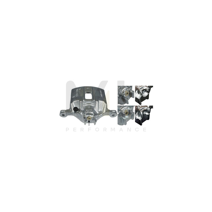 HELLA 8AC 355 388-331 Brake Caliper without holder