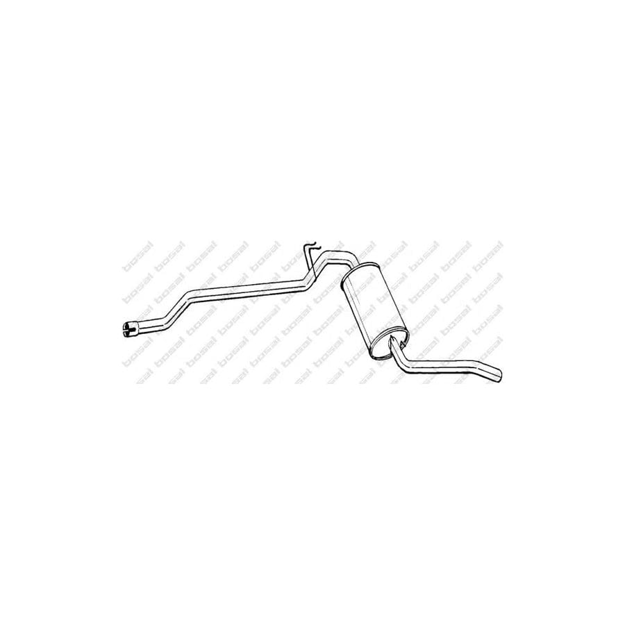 Bosal 288-067 Rear Silencer for Seat Malaga (023A)