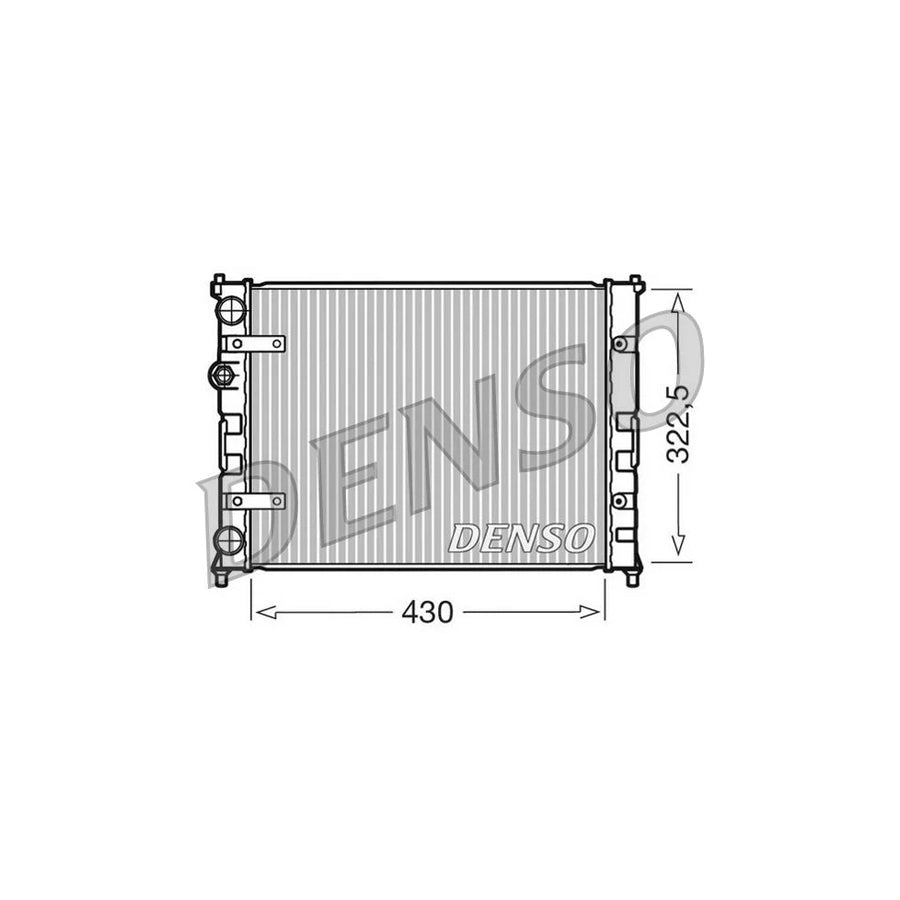 DENSO DRM26007 Engine Radiator