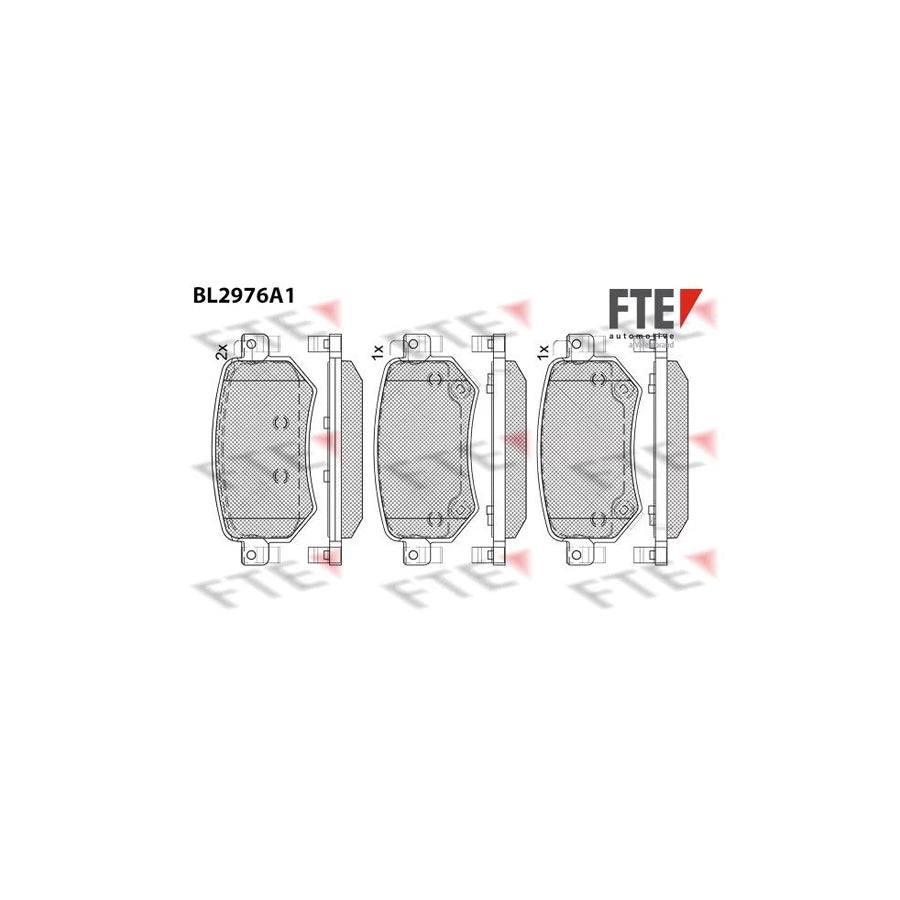 FTE 9011222 Brake Pad Set for Mazda 6