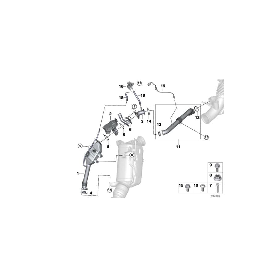 Genuine BMW 11718597072 G11 G02 G01 Line Differential Pressure (Inc. 525d, X4 20dX & 520d) | ML Performance UK Car Parts