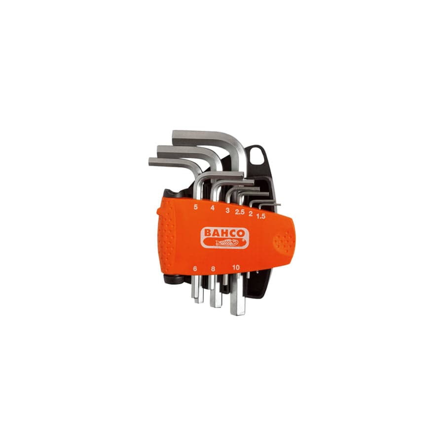 Bahco BAHBE9878 BE-9878 Metric Hex L-Key Set, 9 Piece
