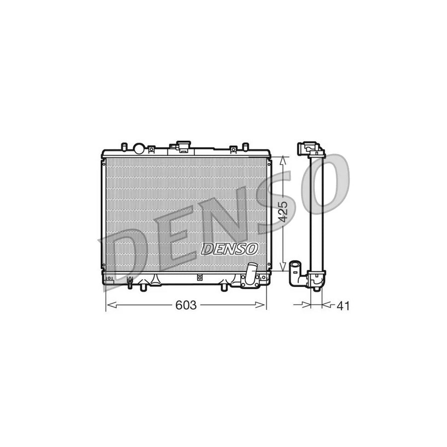 DENSO DRM45019 Engine Radiator for Mitsubishi L 200