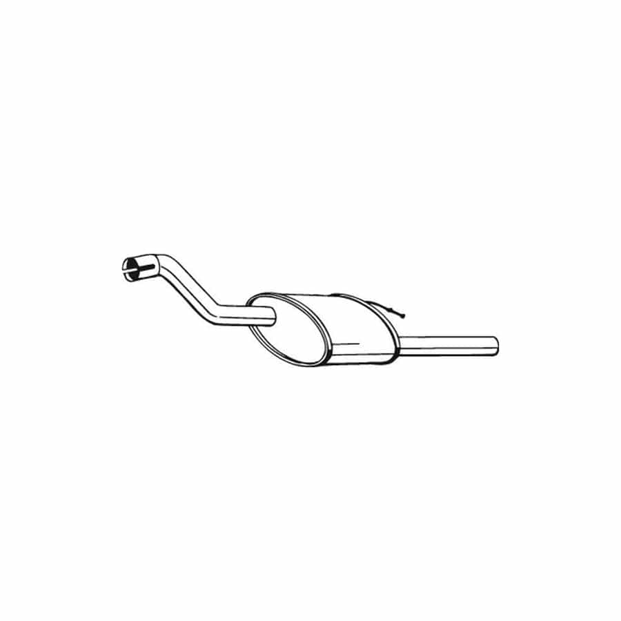 Bosal 154-313 Rear Silencer for Ford Focus