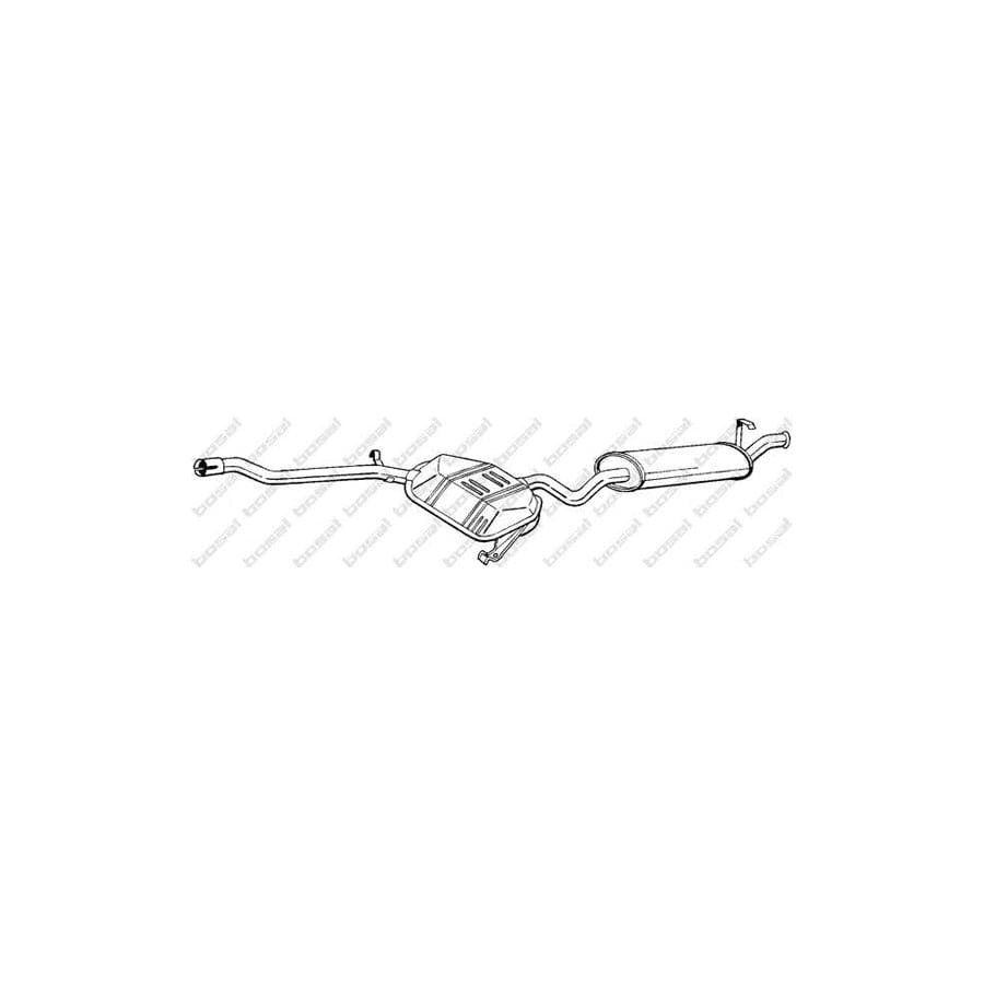 Bosal 287-873 Rear Silencer for Fiat Tipo Hatchback (160)