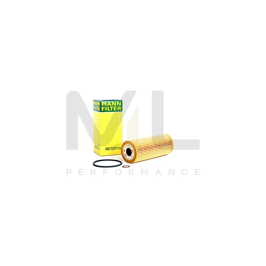 MANN-FILTER HU 727/1 x Oil Filter with seal, Filter Insert