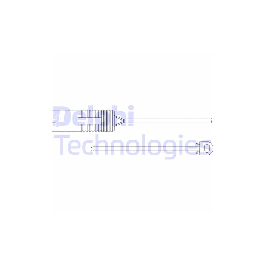 Delphi Lz0135 Warning Contact Set, Brake Pad Wear