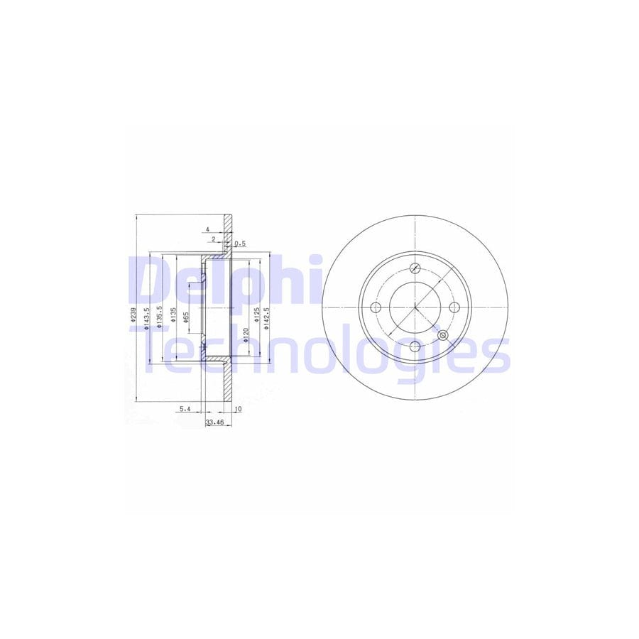 Delphi Bg2117 Brake Disc