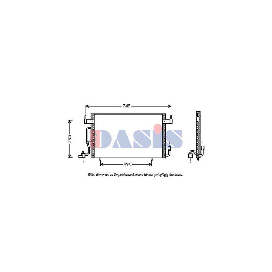 AKS Dasis 062370N Air Conditioning Condenser