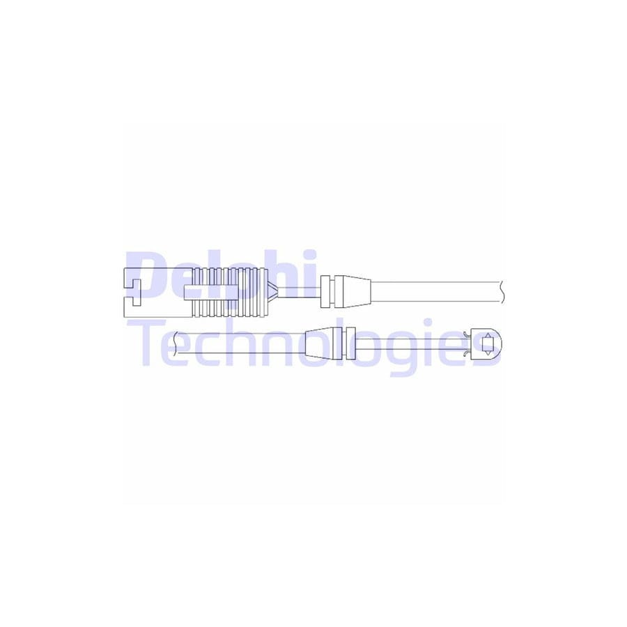 Delphi Lz0134 Warning Contact Set, Brake Pad Wear