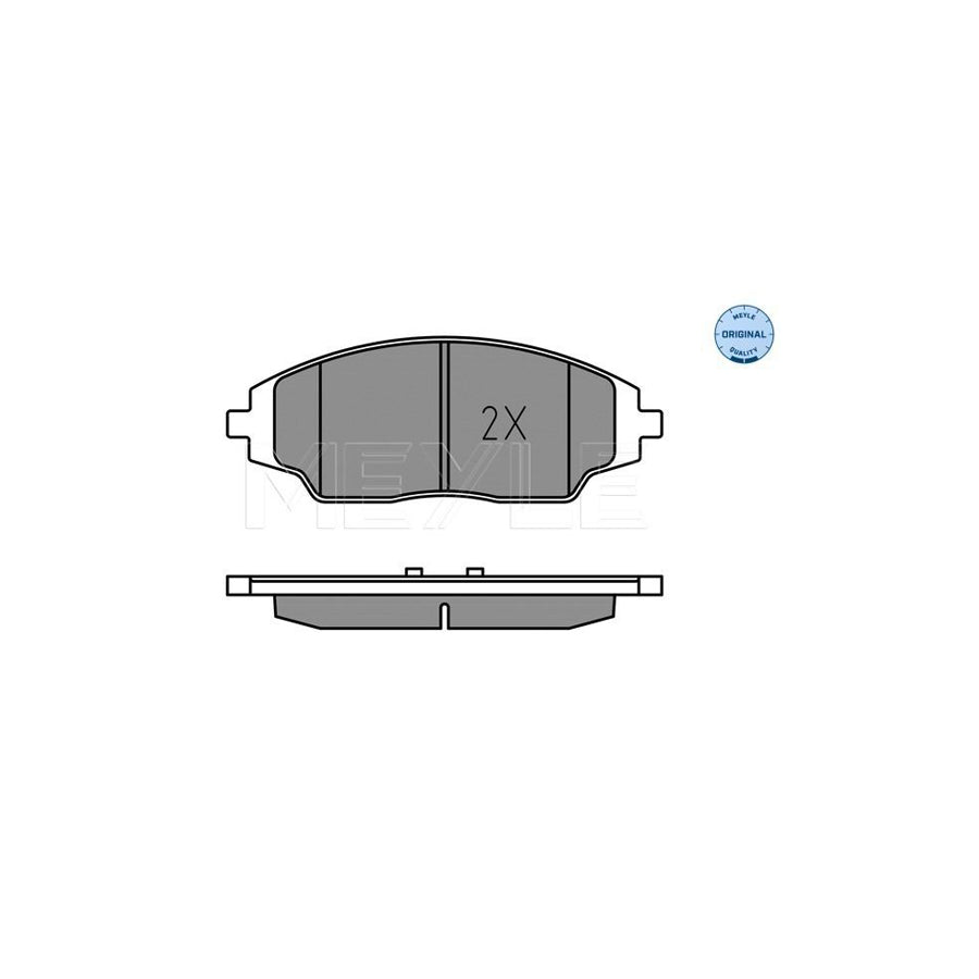 Meyle 025 257 2218 Brake Pad Set For Chevrolet Aveo