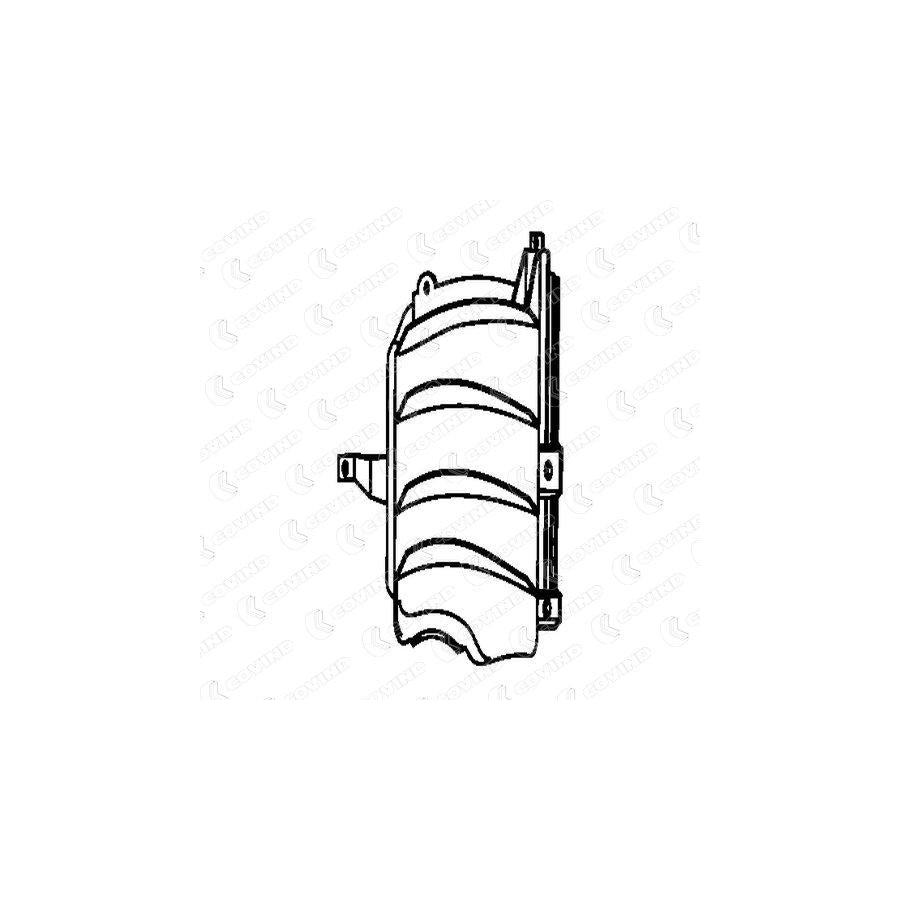 Covind Scr/165 Air Deflector, Driver Cab