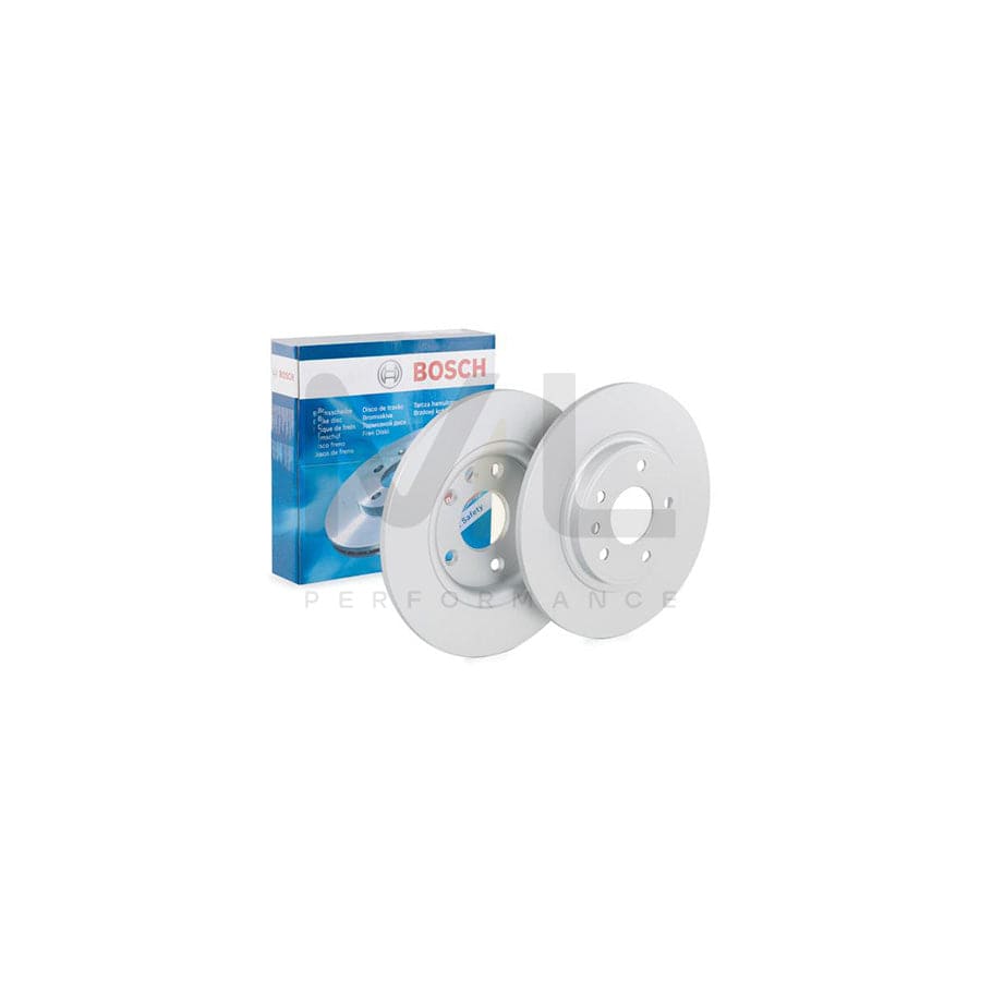 BOSCH 0 986 479 E57 Brake Disc Solid, Coated | ML Performance Car Parts