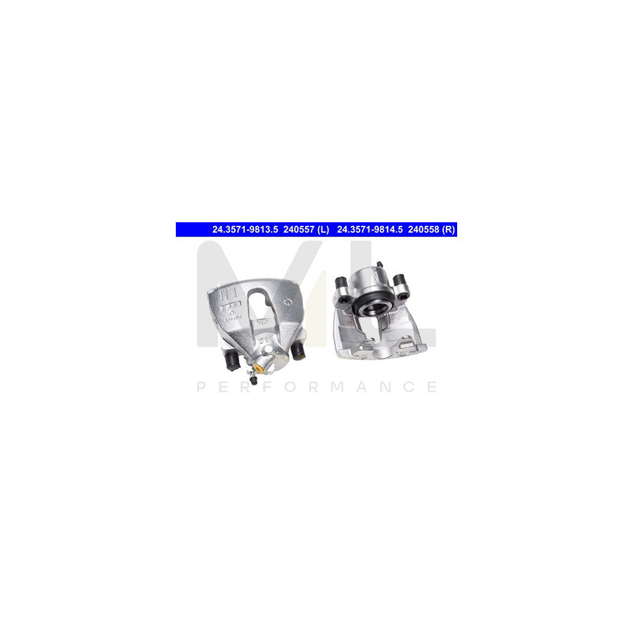 ATE 24.3571-9813.5 Brake Caliper without holder