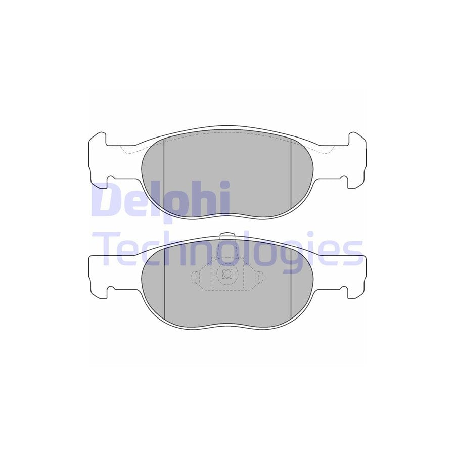 Delphi Lp1474 Brake Pad Set