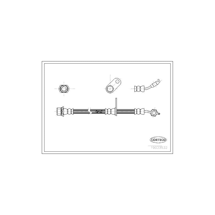 Corteco 19033532 Brake Hose