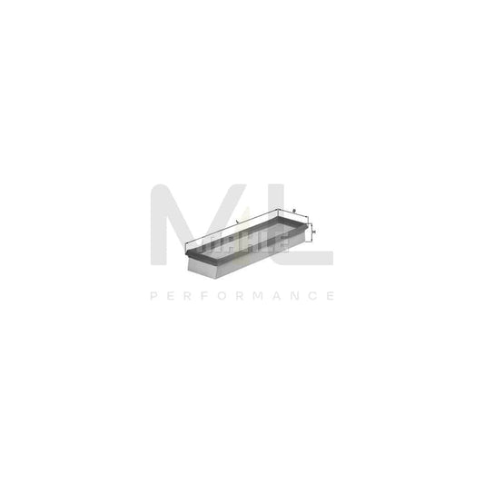 MAHLE ORIGINAL LX 509 Air Filter Filter Insert | ML Performance Car Parts