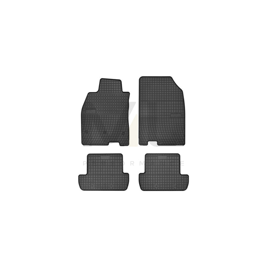 FROGUM Tailored 0753 Floor mat set for RENAULT MEGANE Elastomer, Front and Rear, Quantity: 4, Black, (LHD)