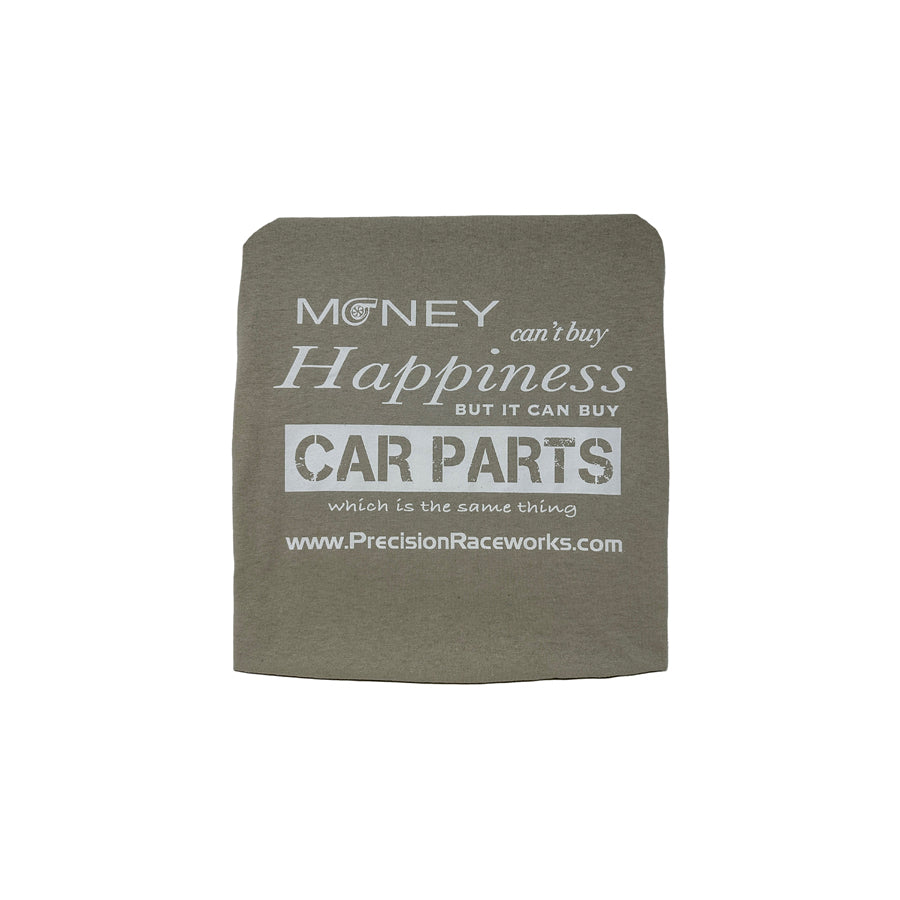 Precision Raceworks 201-0345-LIME-2XL Precision Raceworks T-Shirt - Money Can't Buy Happiness
