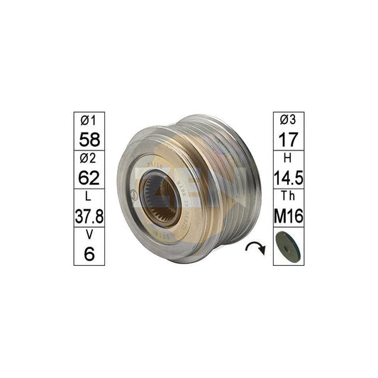 Era ZN5716 Alternator Freewheel Clutch