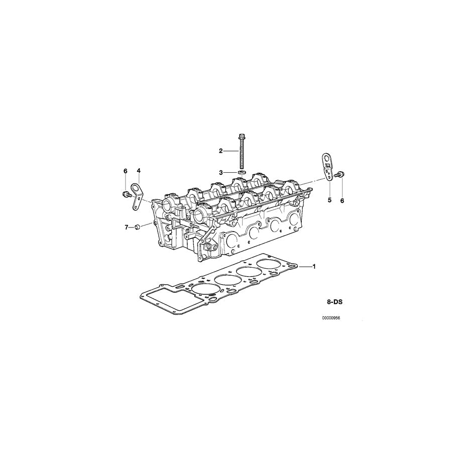 Genuine BMW 11121736345 E32 E38 E34 Cylinder Head Gasket Asbestos-Free 1,74mm (Inc. 730iL, 730i & 530i) | ML Performance US Car Parts