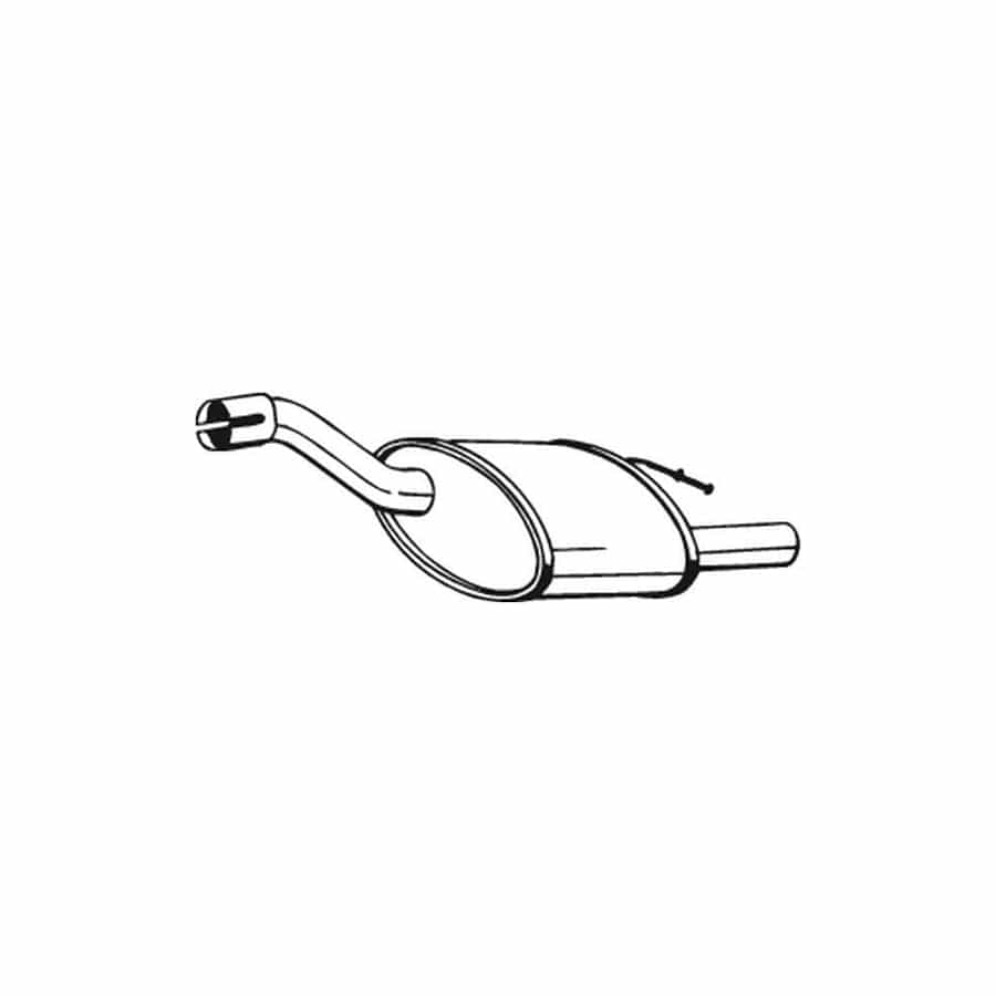 Bosal 154-383 Rear Silencer for Ford Focus Mk1 Hatchback (Daw, Dbw)